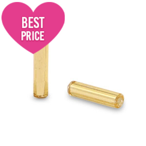 Glass seed beads special Bugles Gold