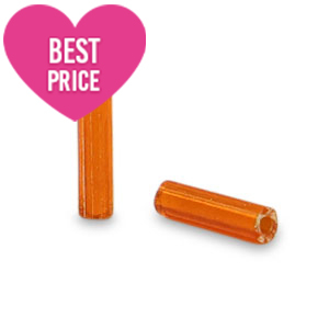 Glass seed beads special Bugles Orange