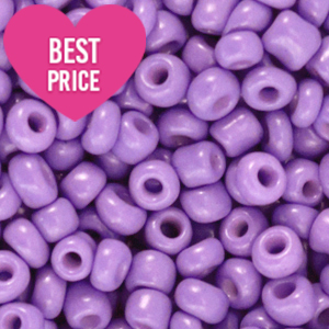 Glass seed beads 12/0 (2mm) Deep Lavender Purple