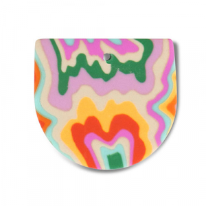 Polymer pendants Multicolour