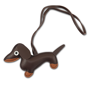 Statement charms dachshund Dark Brown