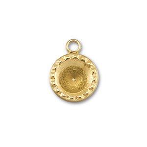 BY31&reg; Stainless steel charms with setting for SS29 chaton Gold