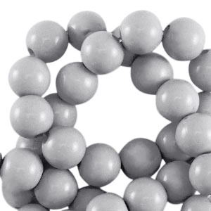 18 mm acrylic beads shiny Grey