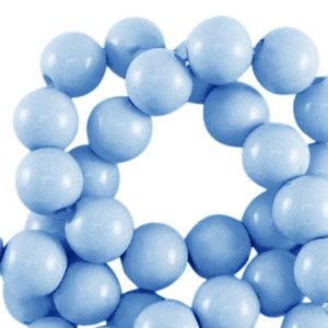 18 mm acrylic beads shiny Light Blue