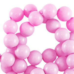 14 mm acrylic beads shiny Light Pink