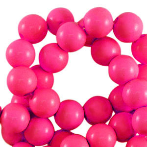 10 mm acrylic beads shiny Pink