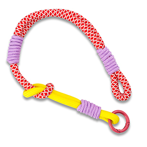 Trendy phone cord Red-Yellow-Lilac-White-Magenta Pink