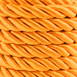 Trendy cord twisted 10mm Orange