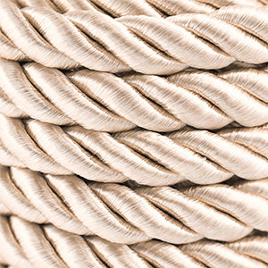 Trendy cord twisted 10mm Beige Brown