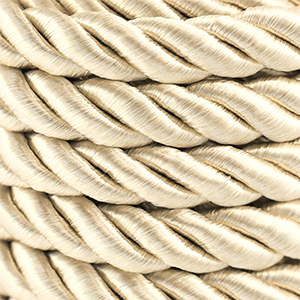 Trendy cord twisted 10mm Champagne Gold