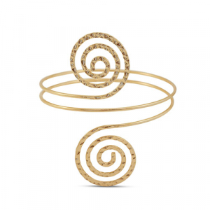 Arm cuff&nbsp;spiral Gold