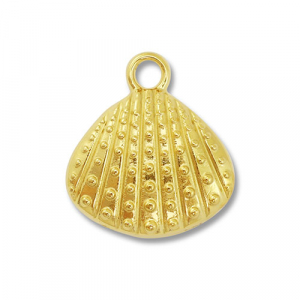 Stainless steel charms shell Gold