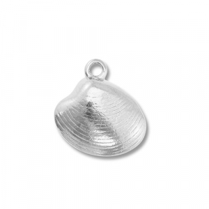 Stainless steel charms shell Silver