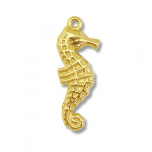 Stainless steel charms seahorse Gold
