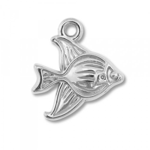 Stainless steel charms fish Silver