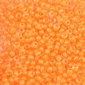 Miyuki seed beads 11/0 Luminous creamsicle orange 11-4298