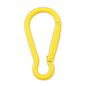 Colourful jewellery findings key chain Yellow