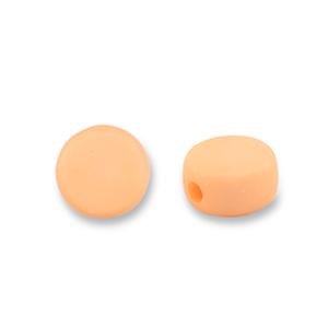 Acrylic beads disc Orange