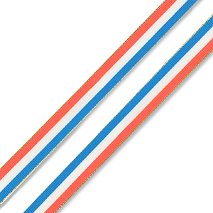 BY31&reg; Ribbon Flag of the Netherlands / France Red-White-Blue-Gold