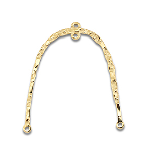 Stainless steel charms / connector arch Gold