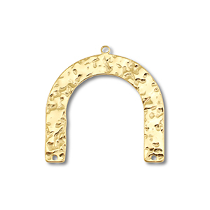 Stainless steel charms / connector arch Gold