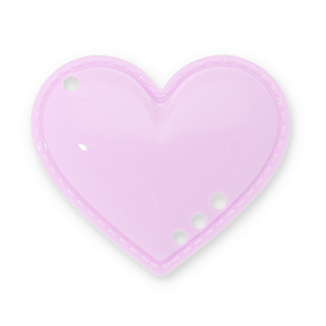 Statement charms heart Lilac Purple