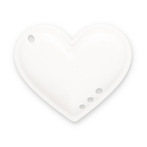 Statement charms heart White