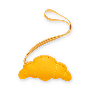 Statement charms croissant Yellow Orange