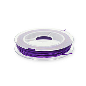 Elastic cord 0.8mm Purple