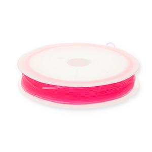 Elastic cord 0.8mm Neon Pink