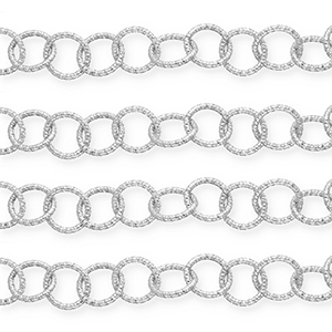 Aluminium findings belcher chain Silver