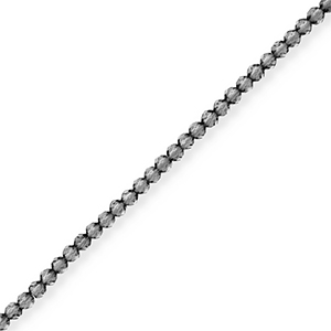 Top faceted beads Grey