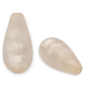 Polaris Elements drop shaped beads Polmo Beige