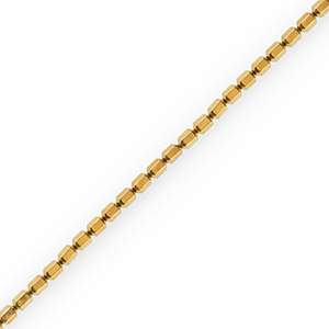 Round hematite beads Gold