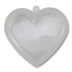 Transparent ornament heart Transparent