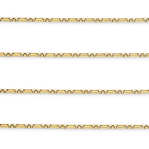 Stainless steel findings belcher chain rectangle Gold