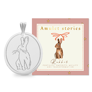 BY31&reg; Stainless steel charms rabbit Silver