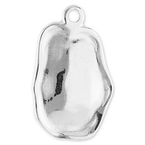 Stainless steel charms irregular Silver