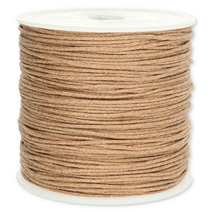 Waxed cord 1mm Sand Beige