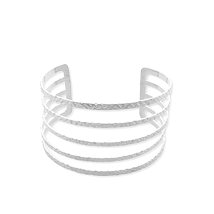 Stainless steel bracelets bangle Silver