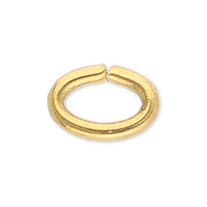 Stainless steel findings jump ring oval Gold