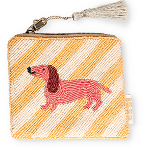BY31&reg; Pouch dachshund Off White-Yellow-Brown-Gold