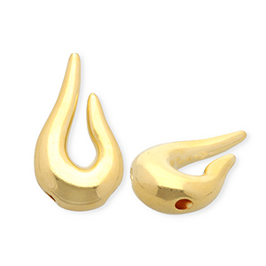 DQ&reg; European metal charms Goud (Nikkelvrij)