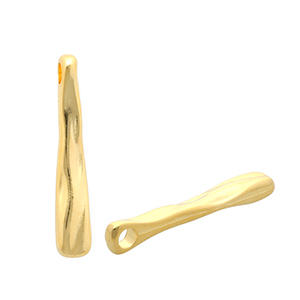 DQ&reg; European metal charms bar Goud (Nikkelvrij)