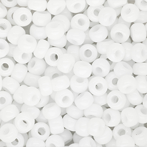 Miyuki seed beads 6/0 Opaque White 6-402