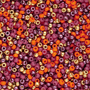 Miyuki seed beads 11/0 African Glow mix136