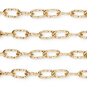 Aluminium findings belcher chain anchor cable Gold