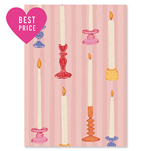 BY31&reg; Jewellery cards candles Pink-Off White-Ochre Yellow