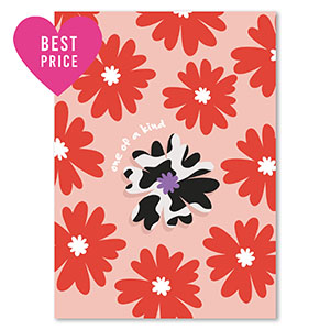 BY31&reg; Jewelley cards "One of a kind" Red-Orange-Black-White