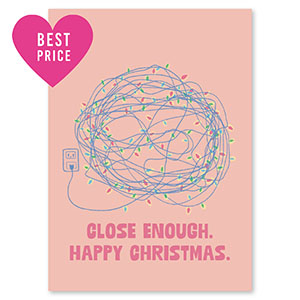 Jewellery cards "Close enough" Pink-Blue